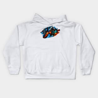 Urban Graffiti Splash Art Print Kids Hoodie